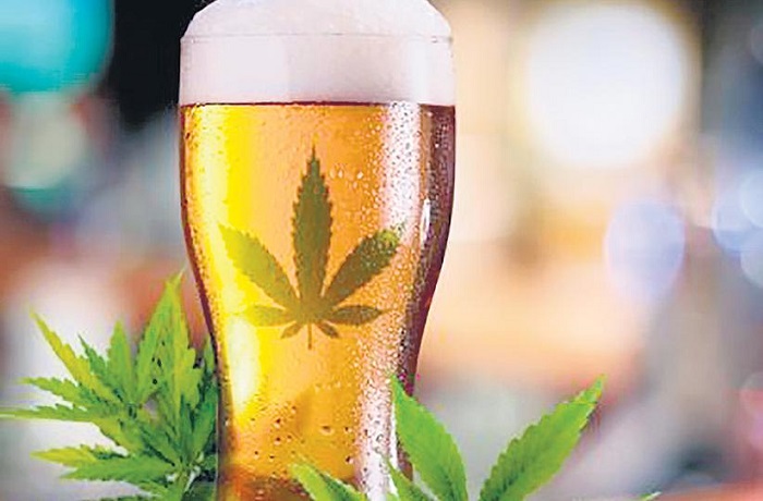 Marihuana y cerveza artesanal